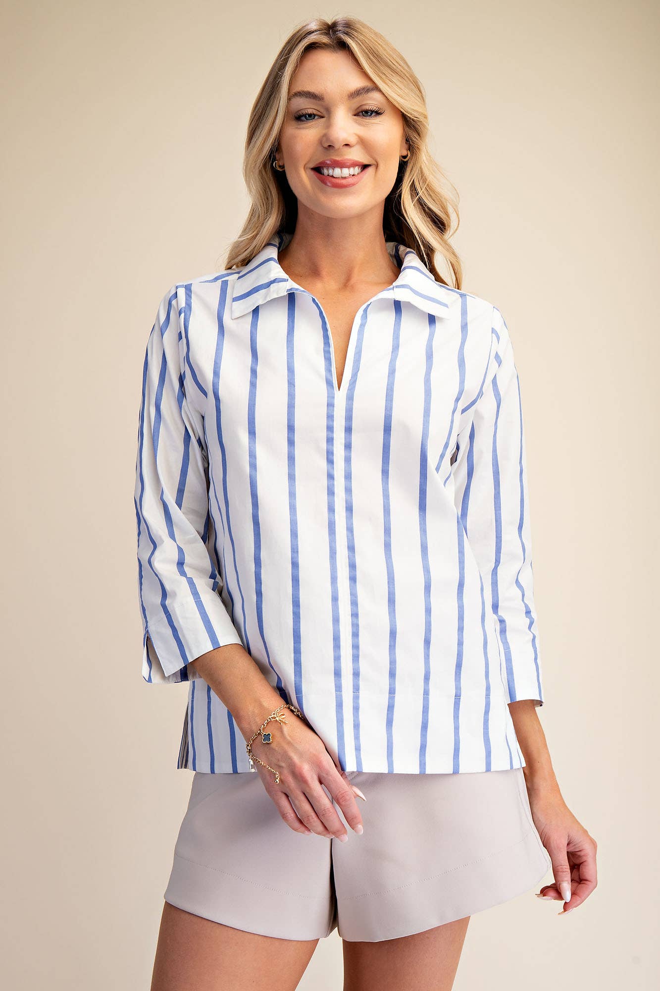 The Oxford Stripe Blouse