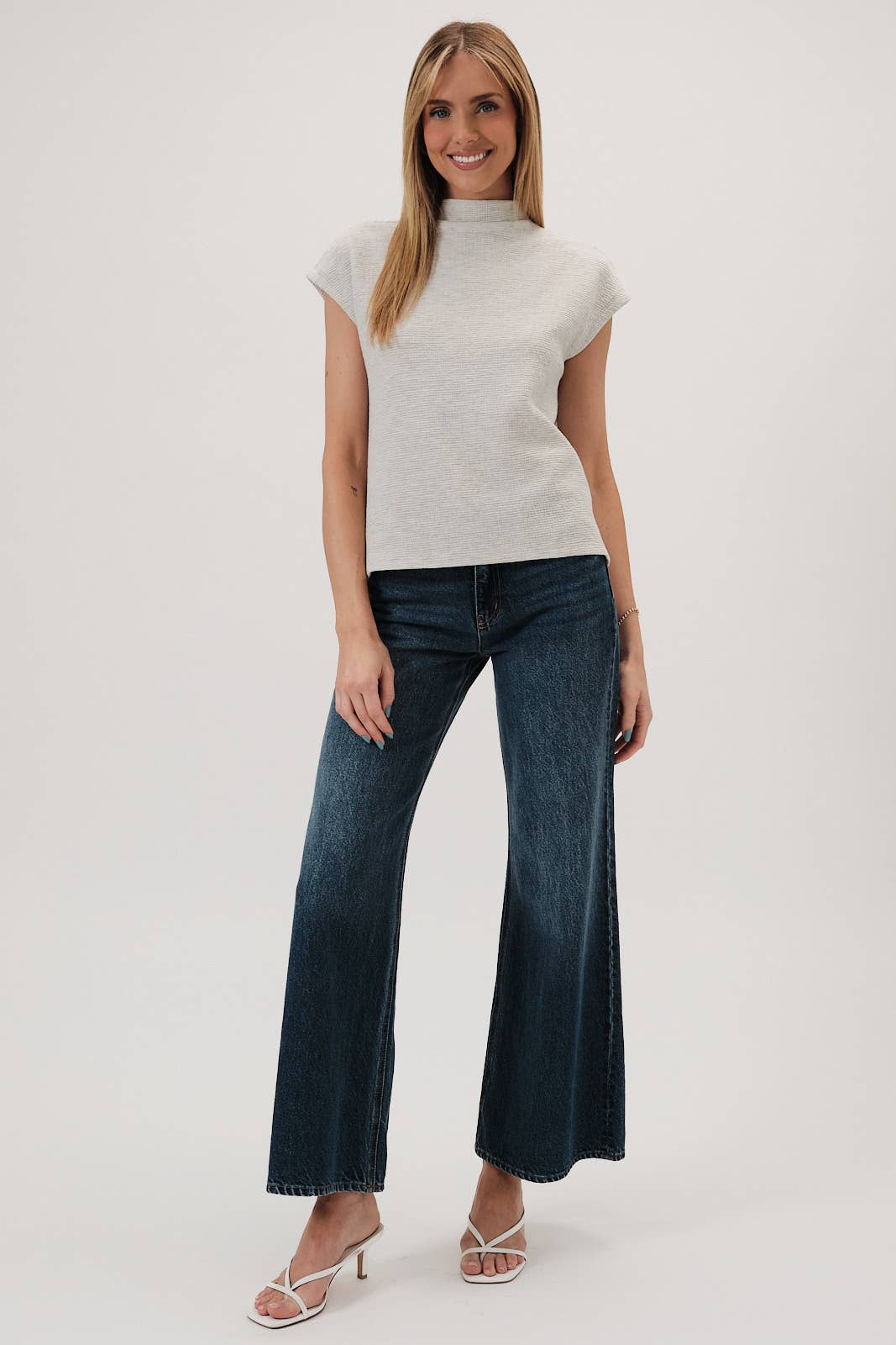 Quiet Luxury Mock Neck Top