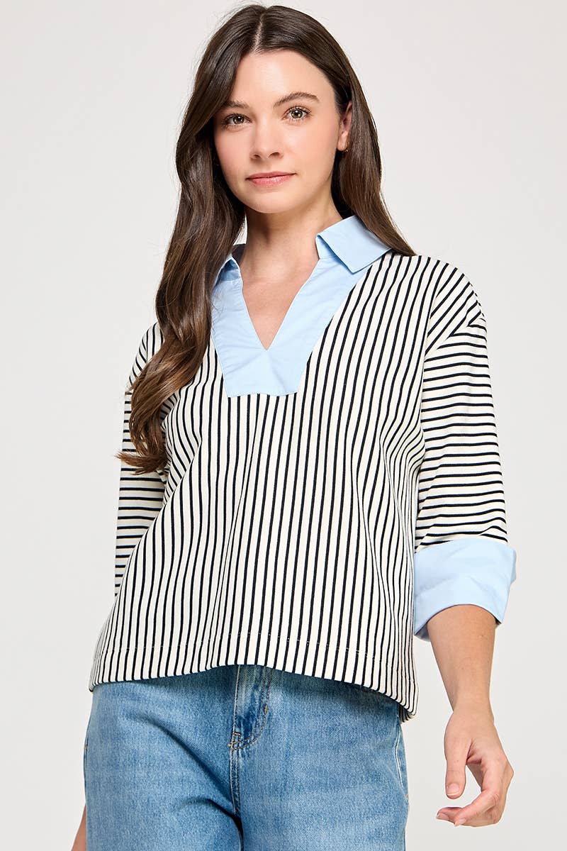Harbor View Striped Top