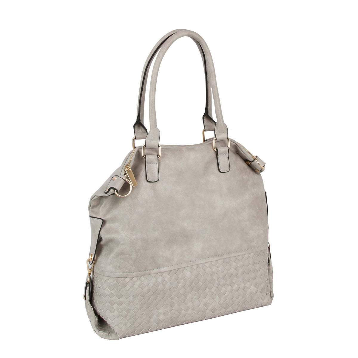 Women Tote Shoulder Top Handle Hobo Handbag: MOCHA / ONE SIZE