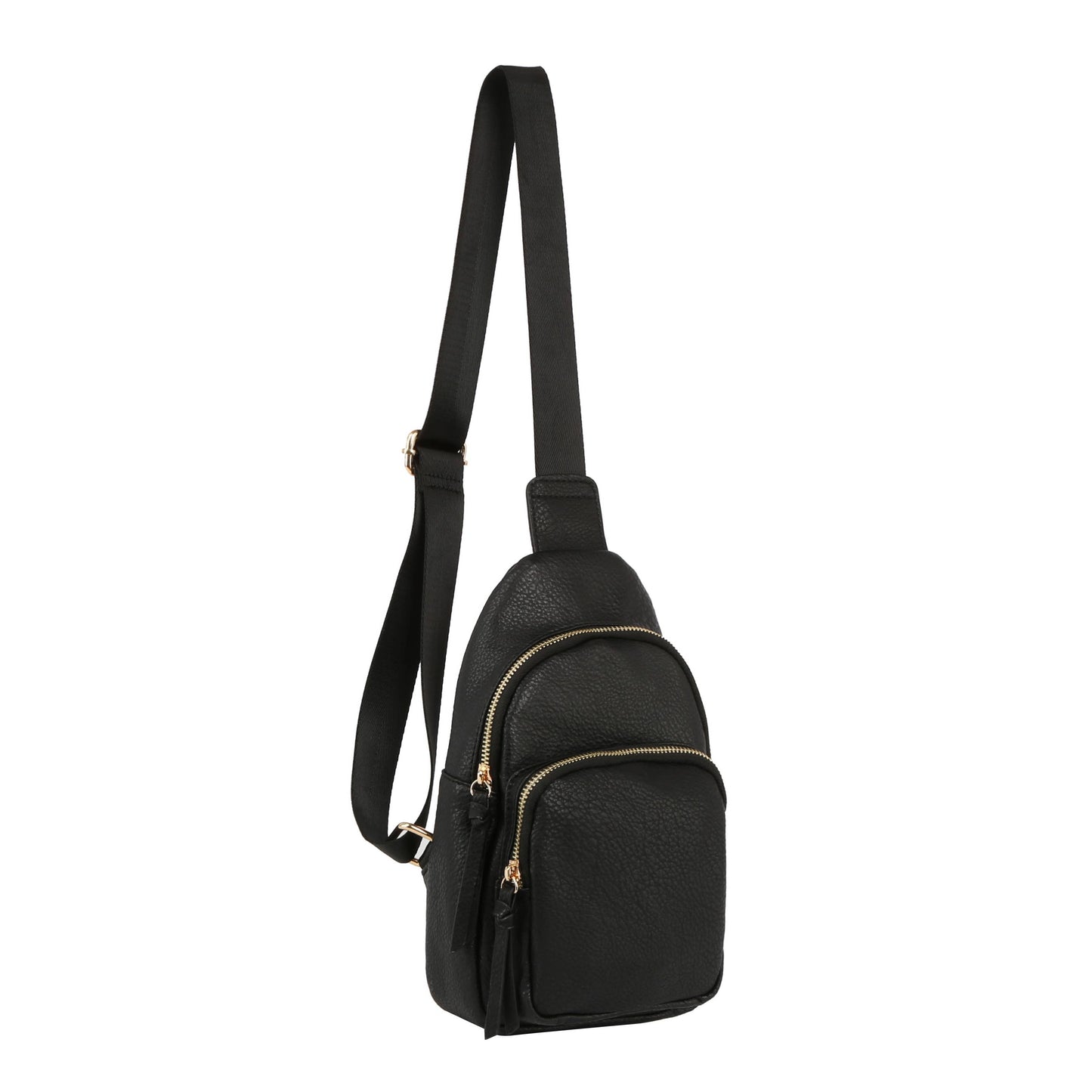 Women Sling Crossbody Fanny Bag: ONE SIZE / Brown