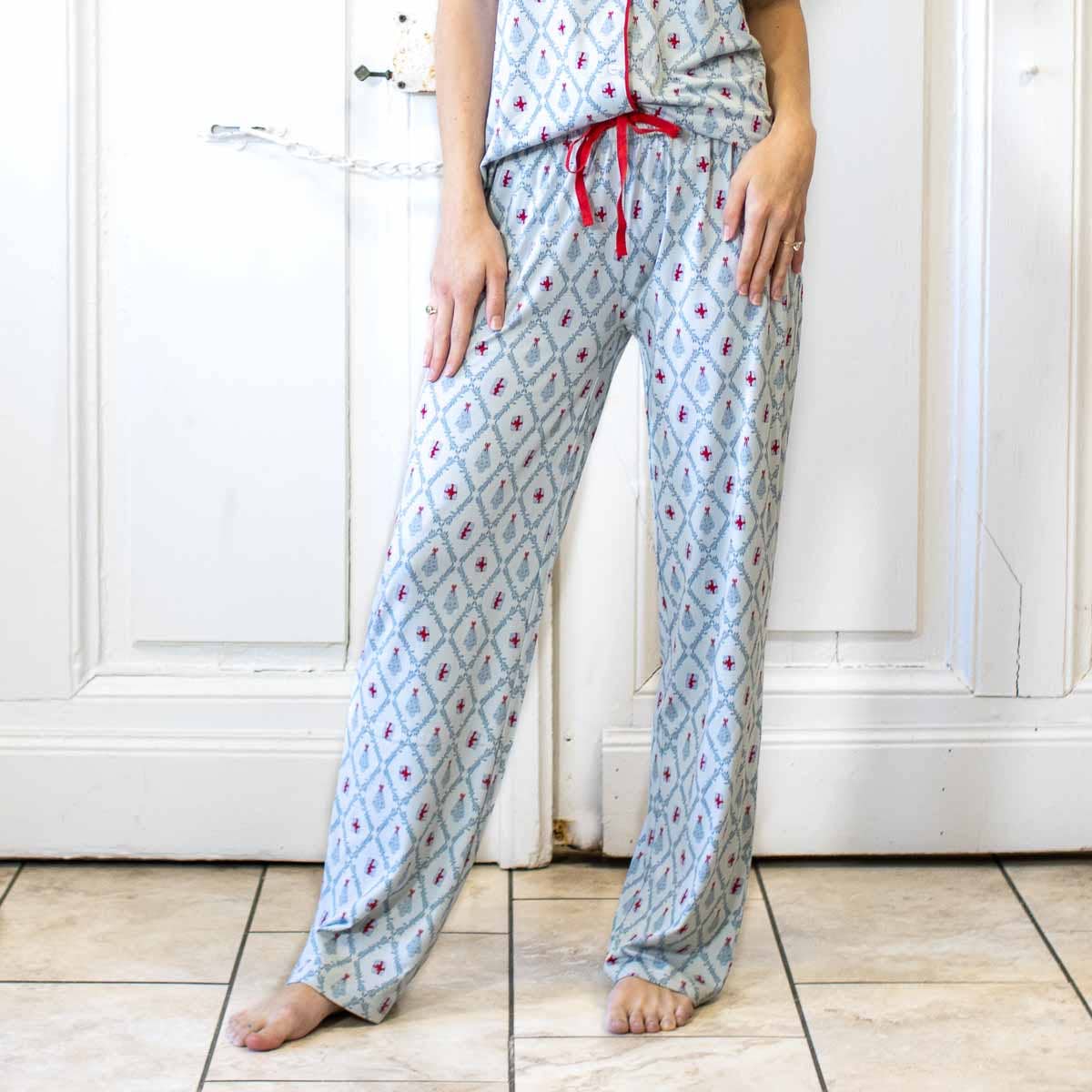 Grand Christmas Sleep T-shirt/Pants: Ice/Red
