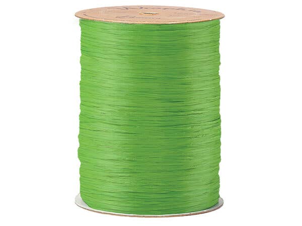 Matte Raffia Ribbon: White Matte, 1 Pack, 100 yards