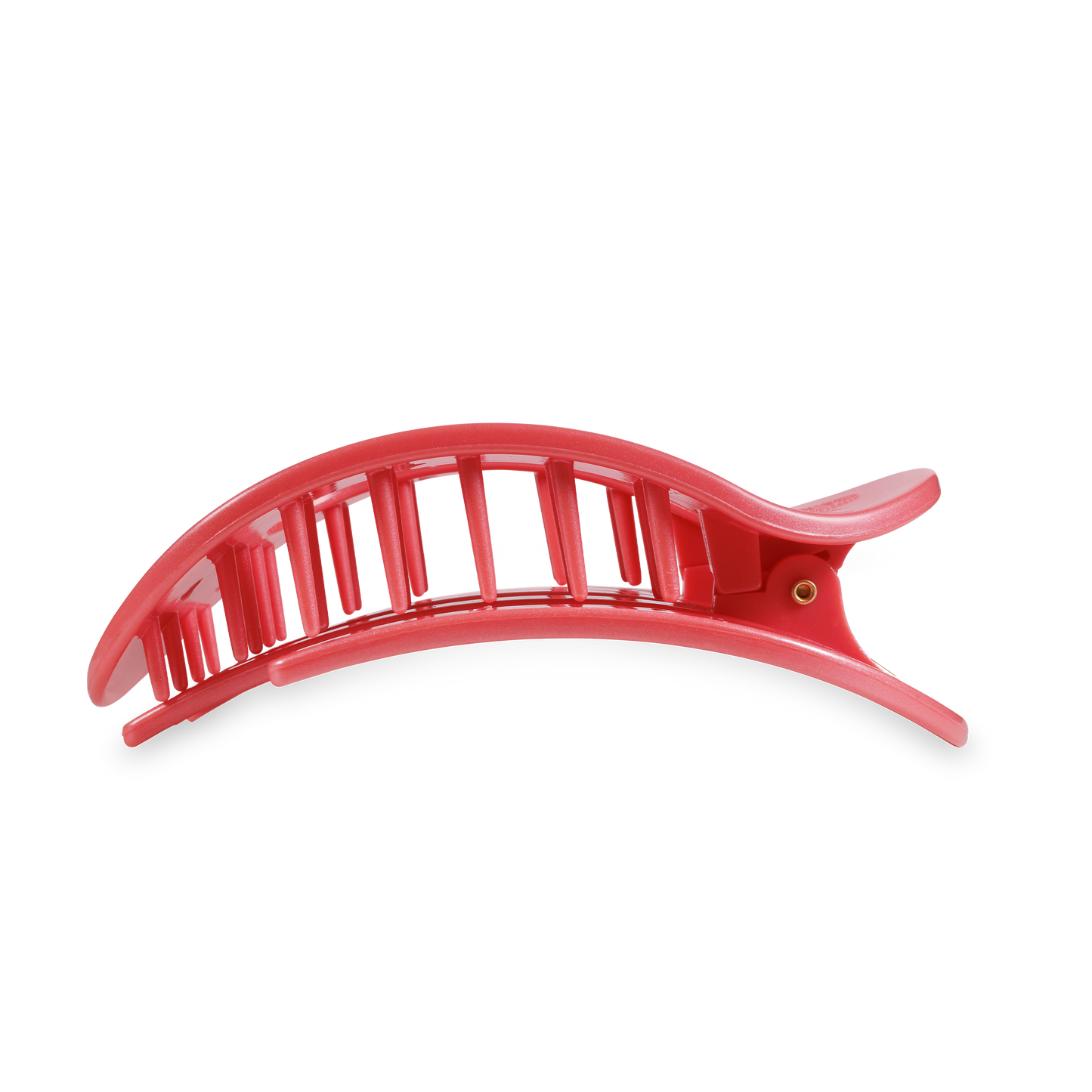 Round Flat Hair Clip | Large | Calming Coral