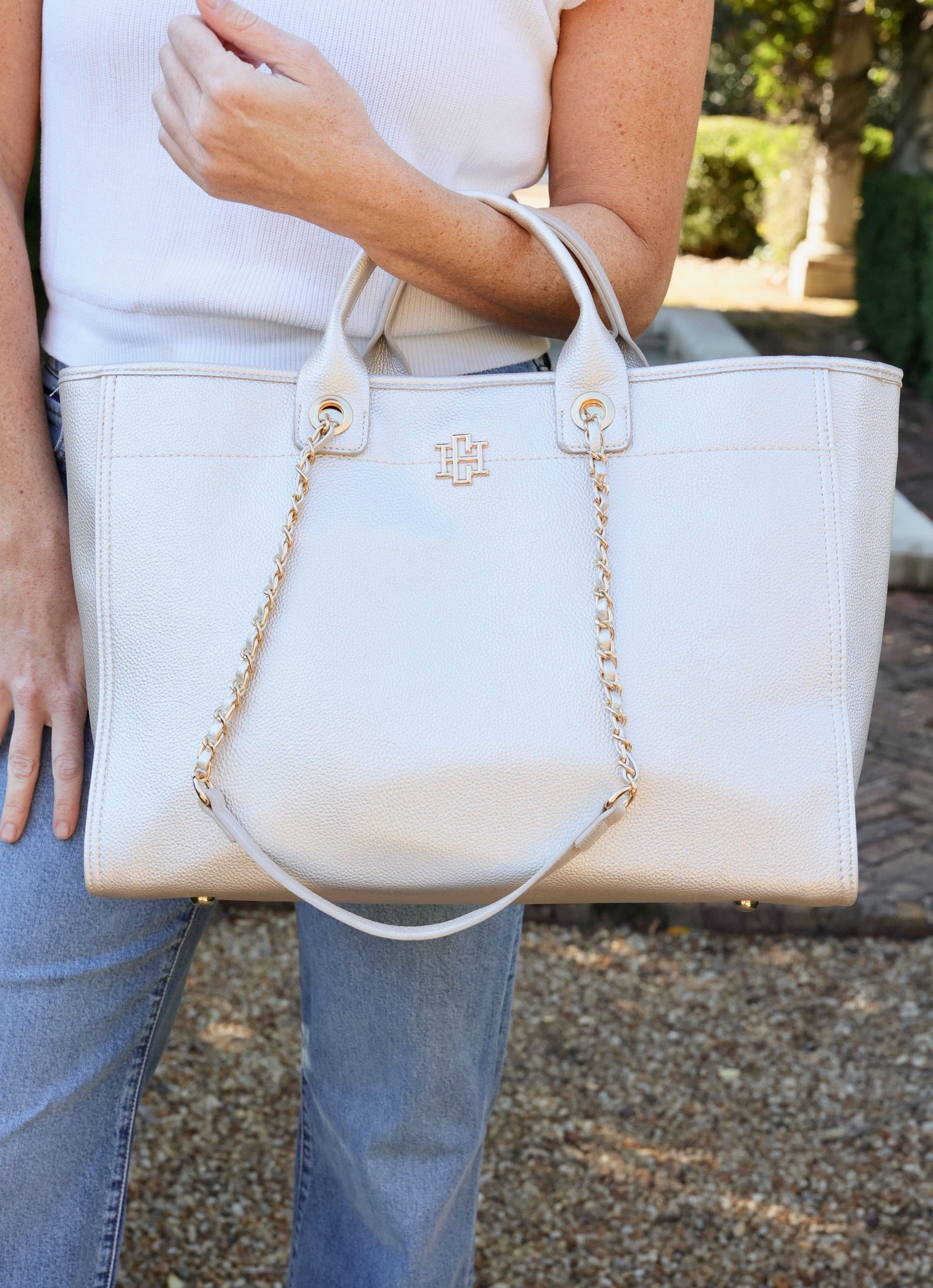 Melissa Tote Bag Pearl