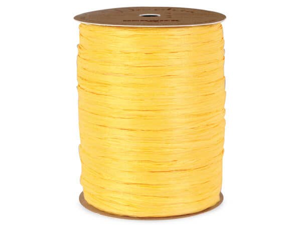 Matte Raffia Ribbon: Ivory Buff, 1 Pack, 100 yards