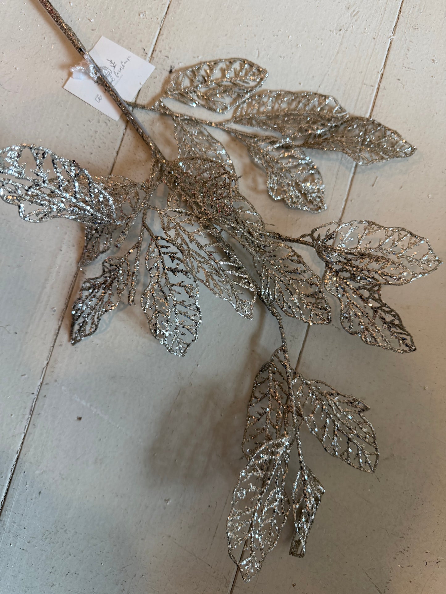 Glitter Leaf Pick