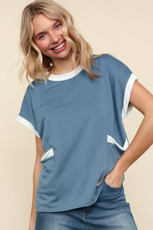 Vintage Denim/Ivory Track Set