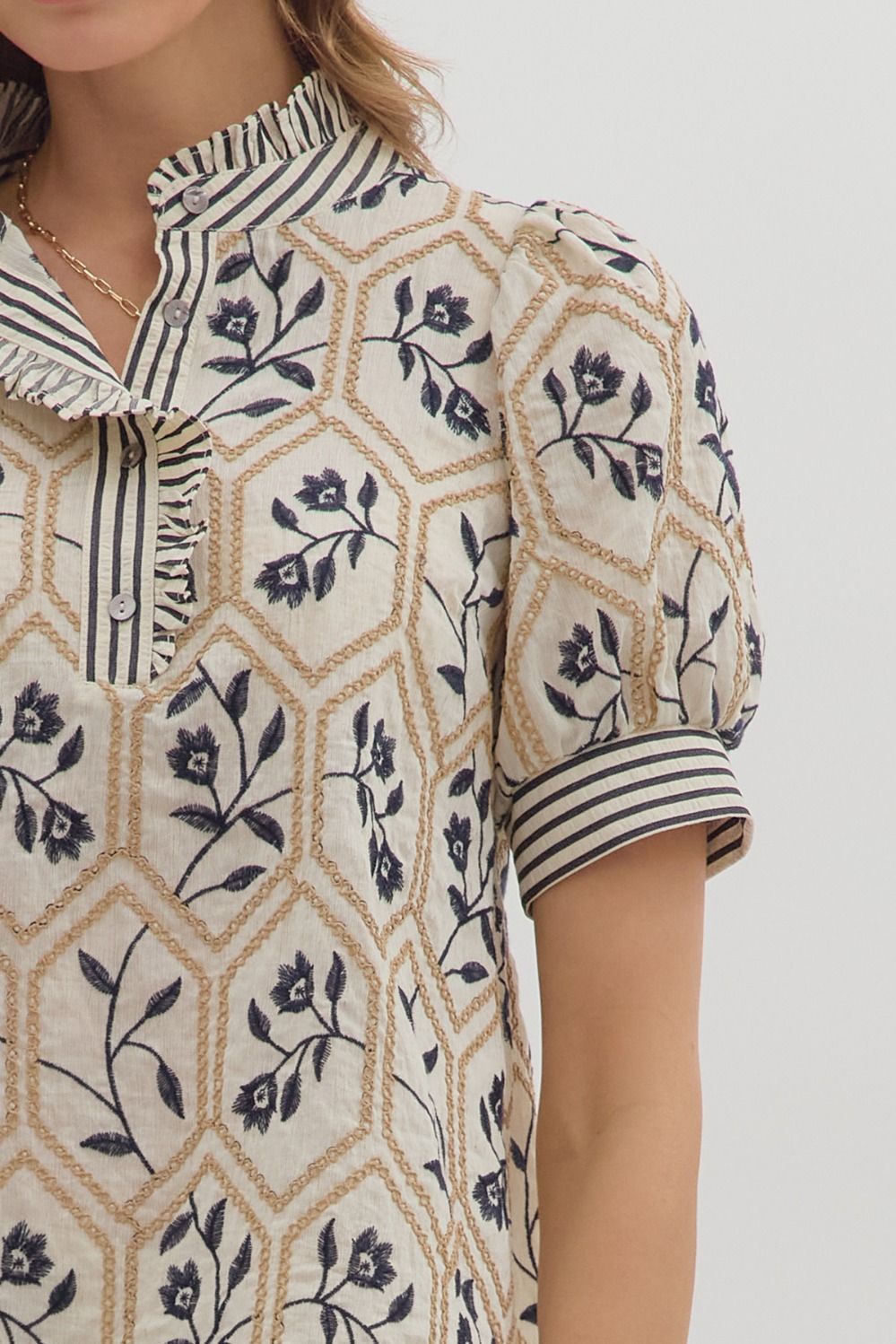 Honeycomb Bloom Blouse