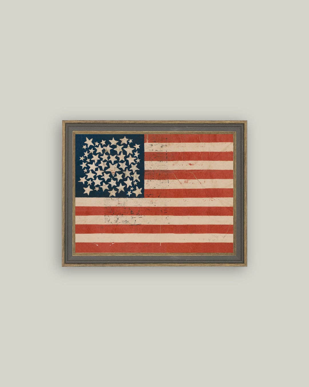 Rustic Flag Framed: 6x4