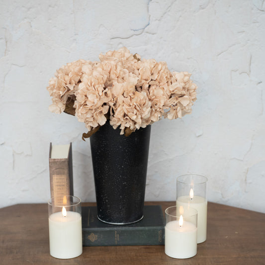 13" Beige Hydrangea Spray