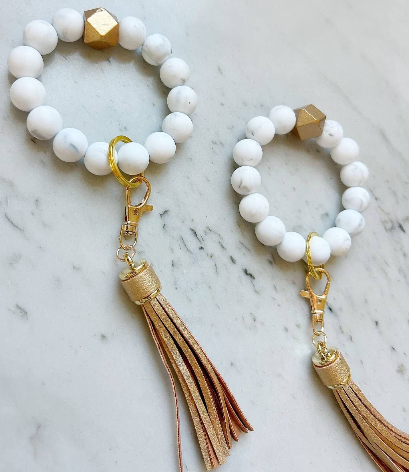 Marble•ous Wristband Keychain: No Phone Attachment, No Wallet