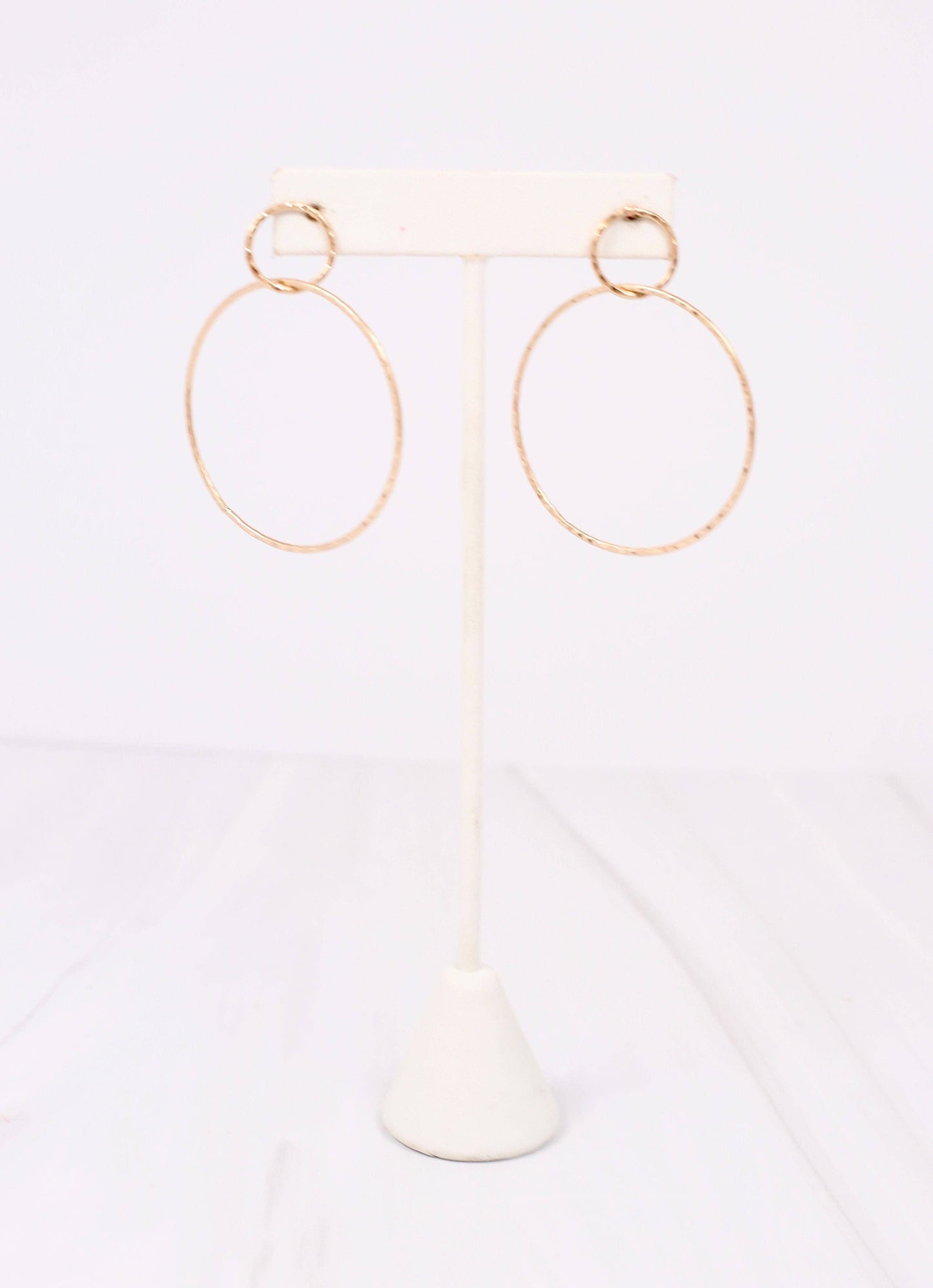 Caledon Hoop Earring WORN GOLD: Default