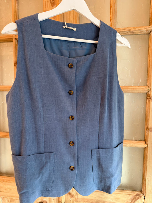Blue Ridge Button Vest