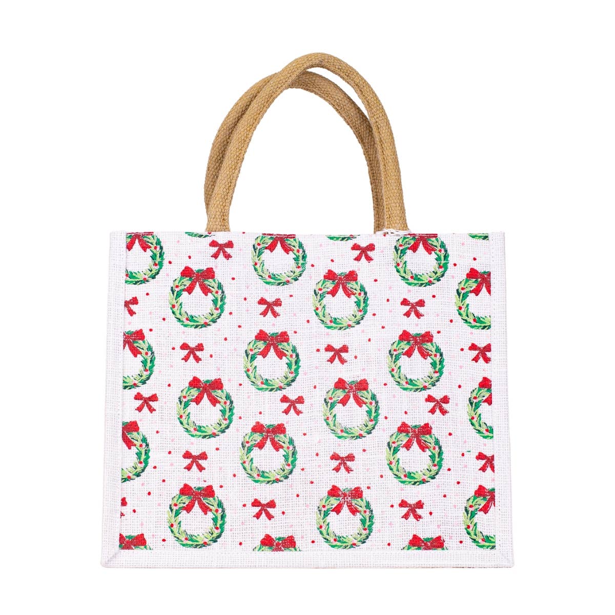 Clara Wreath Gift Tote | 12x10x8