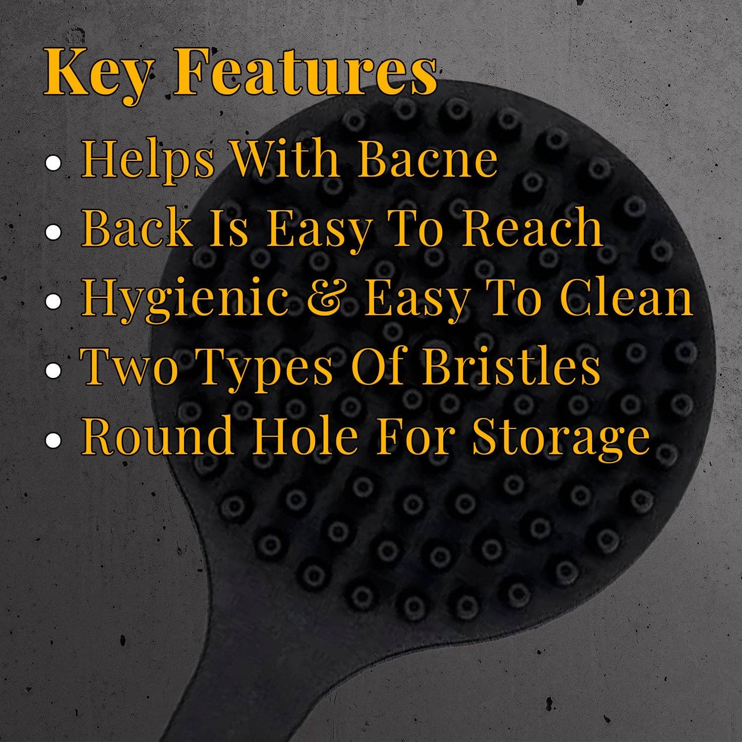 Long Handle Back & Body Shower Scrub Brush