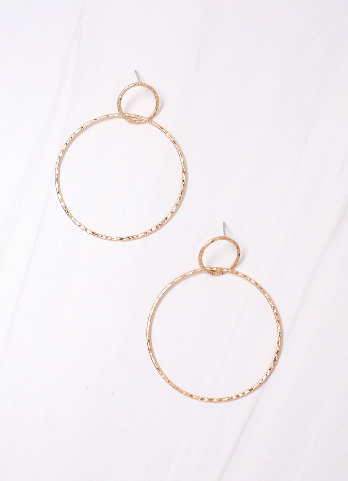 Caledon Hoop Earring WORN GOLD: Default