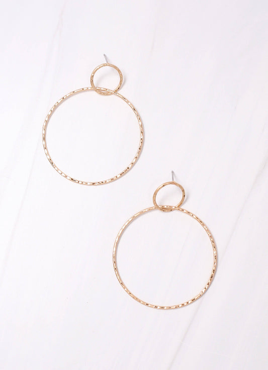 Caledon Hoop Earring WORN GOLD: Default