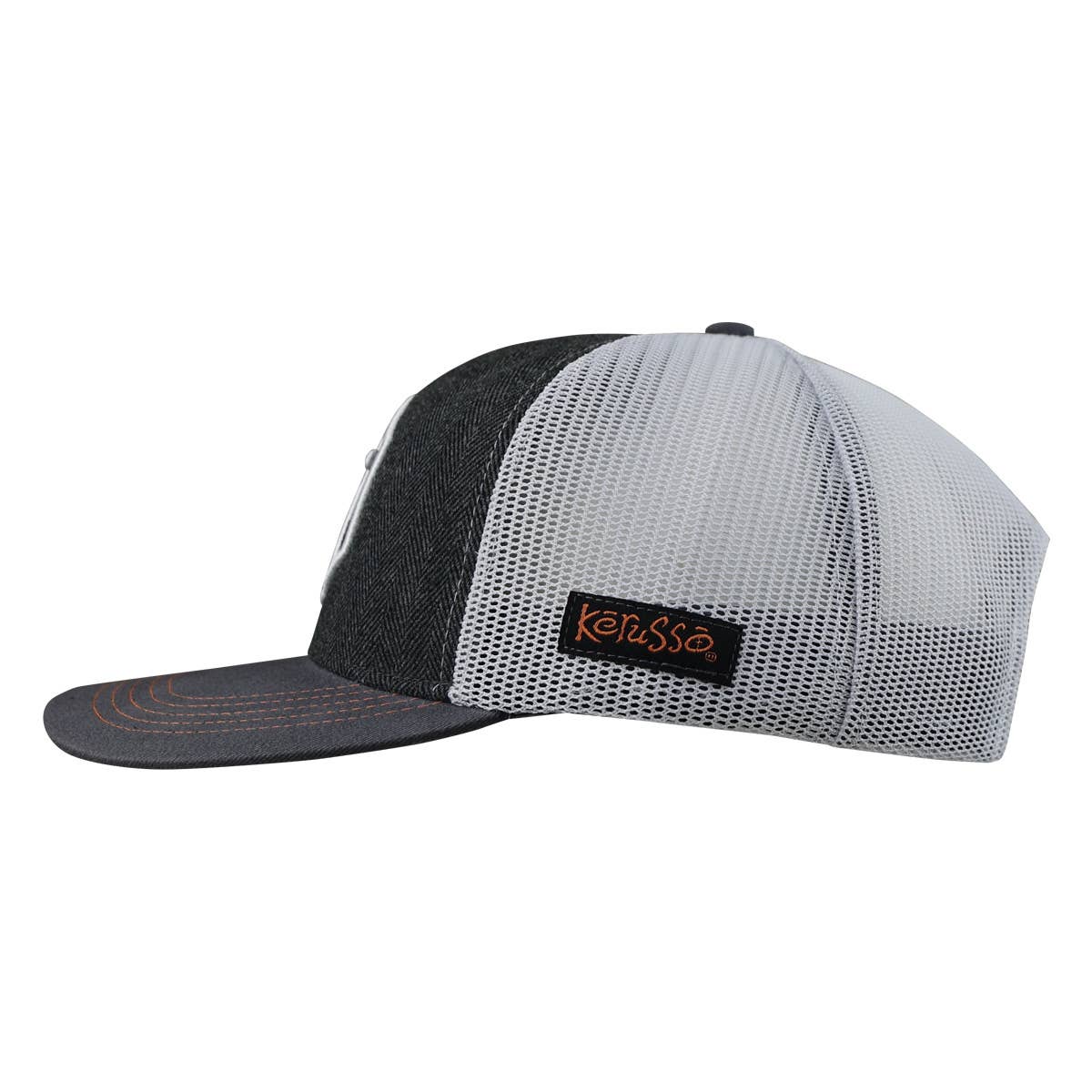 Cross Cap: Grey/White