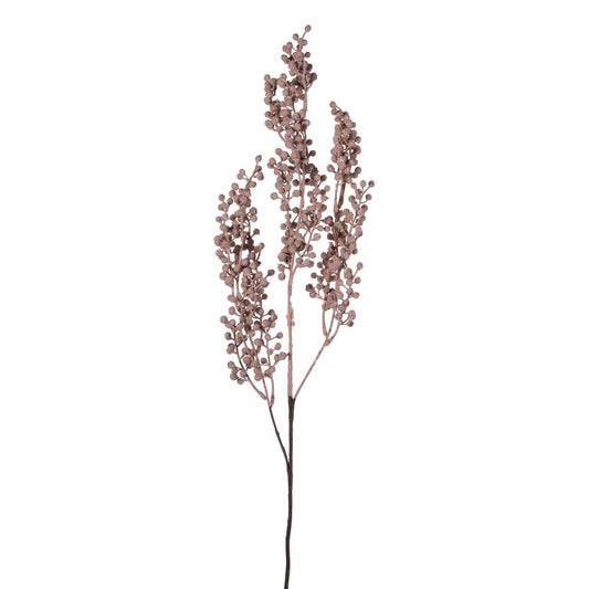 Vickerman 25" Lt Brown Wild Berry Spray 2/Bag: Light Brown, Plastic: 90%, Wire: 5%, Glue: 5%, 25"