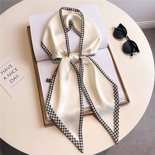 Versatile Narrow Commuter Head Scarf | Beige