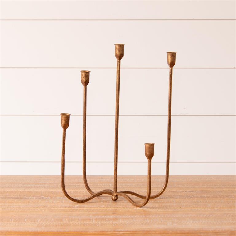 Golden Glow Taper Candelabra