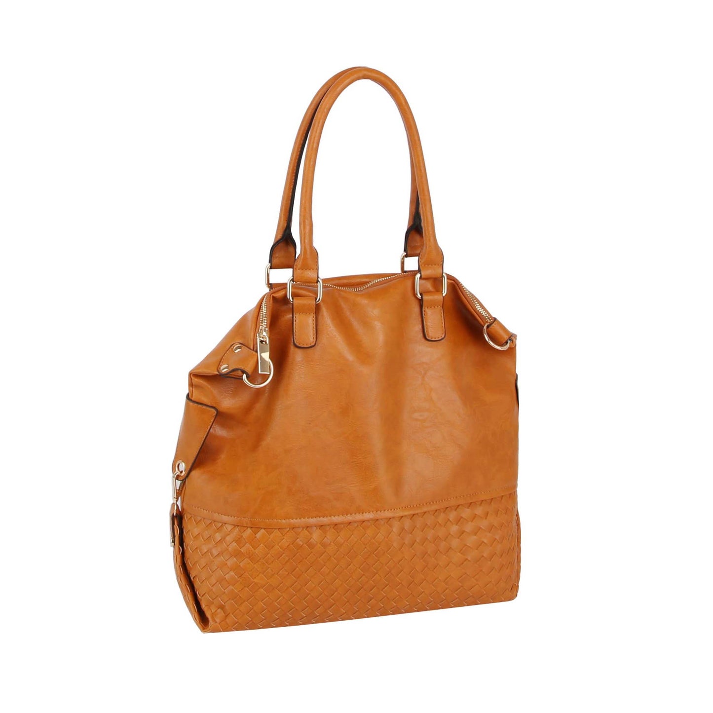 Women Tote Shoulder Top Handle Hobo Handbag: MOCHA / ONE SIZE