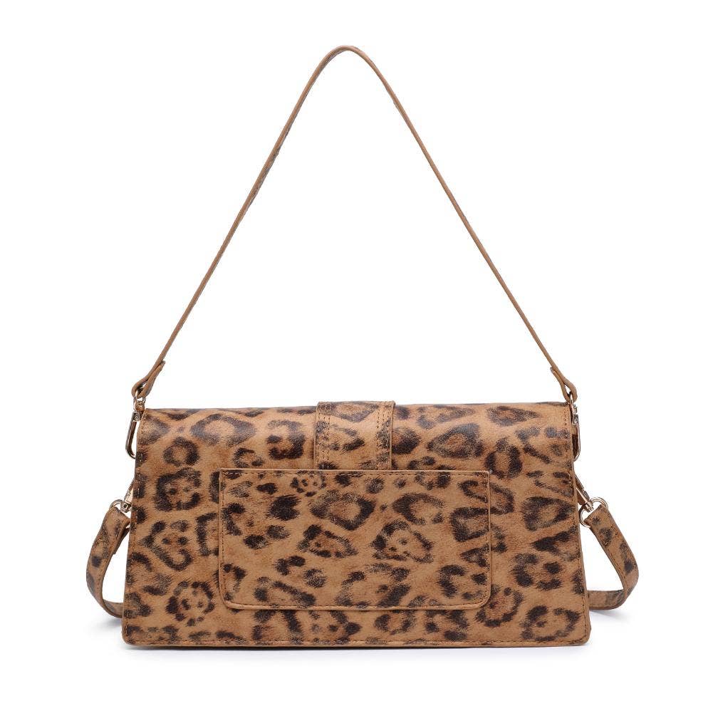 Violet Leopard Crossbody: Leopard