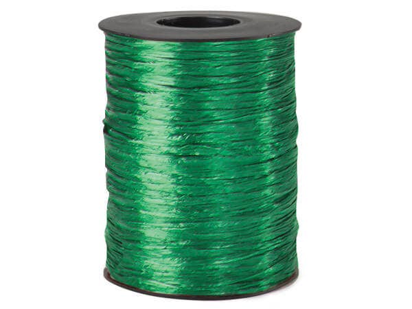 Pearlized Raffia Ribbon: Light Blue, 1 Pack, 100 yards