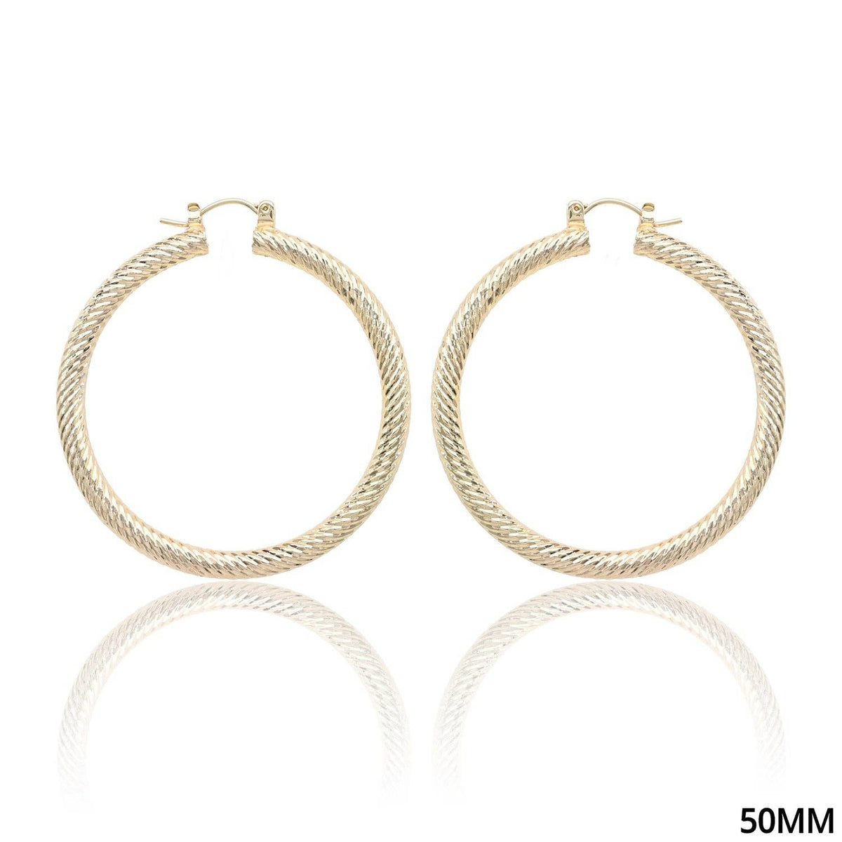 Gold Line Textured Aluminum Light Weight 2" Hoop