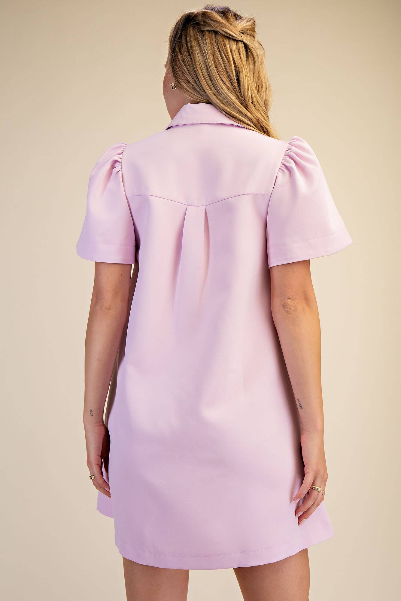 The Sweet Peony Shirt Dress