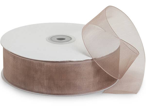 Sheer Organza Gift Packaging Ribbon: Light Blue, 1 Pack, 7/8"x100 yards