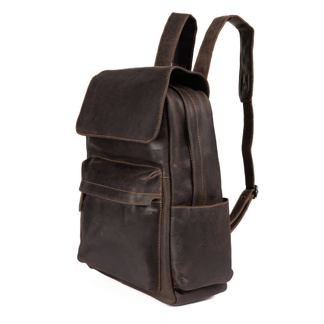 Leather Vintage Backpack Scott- Sandal