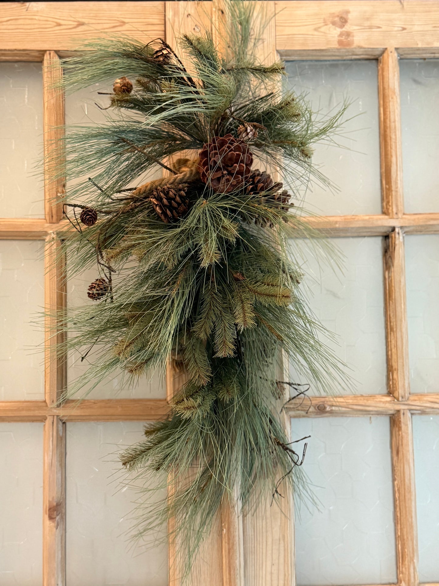 Winter Pine Wall Swag