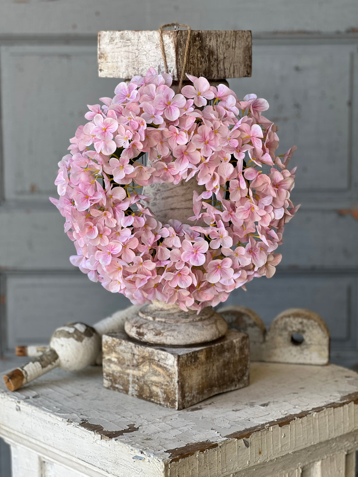 Saylor Hydrangea Wreath | 12" | Pink