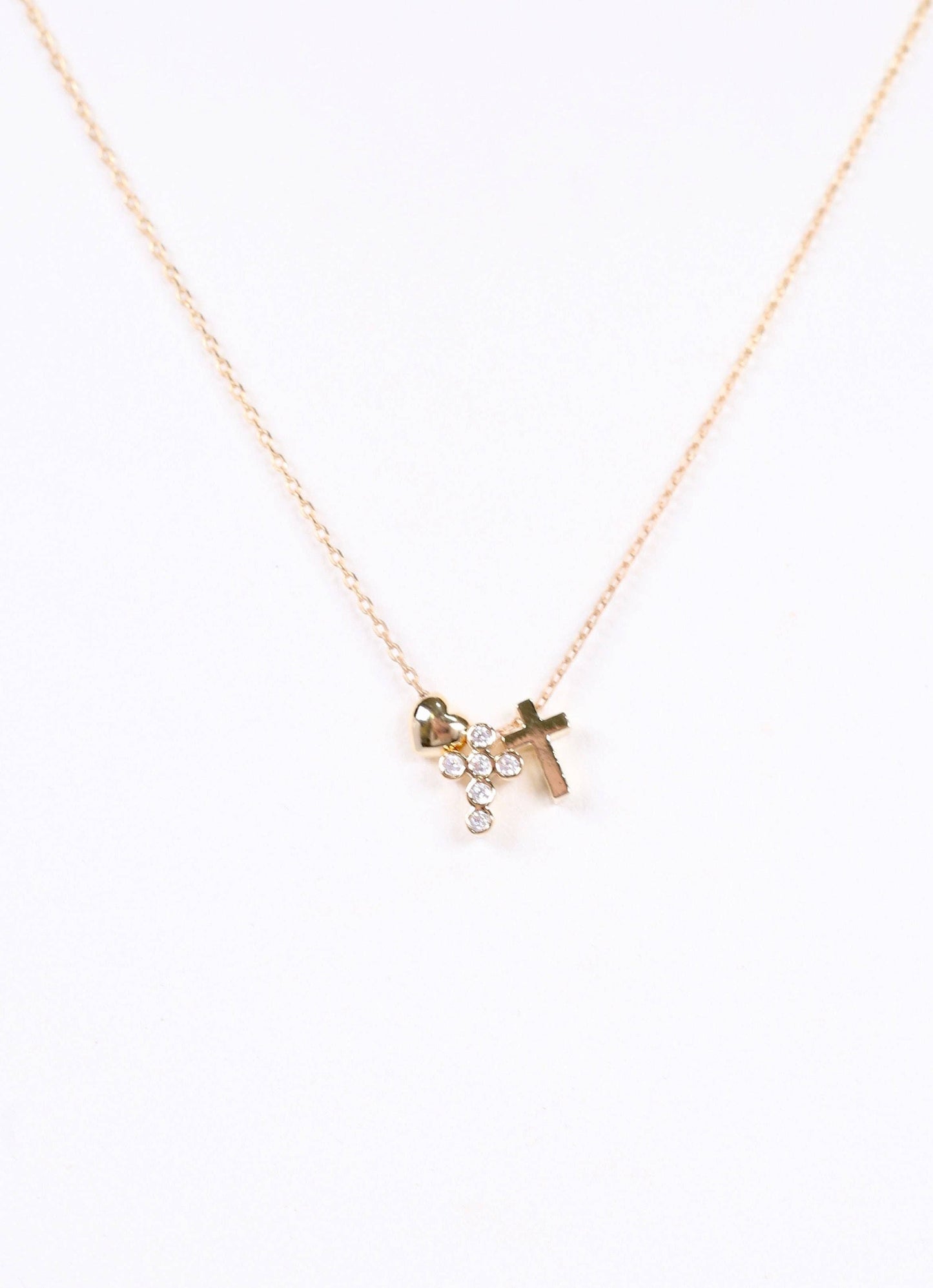 Emmons Mini Charms Necklace Gold