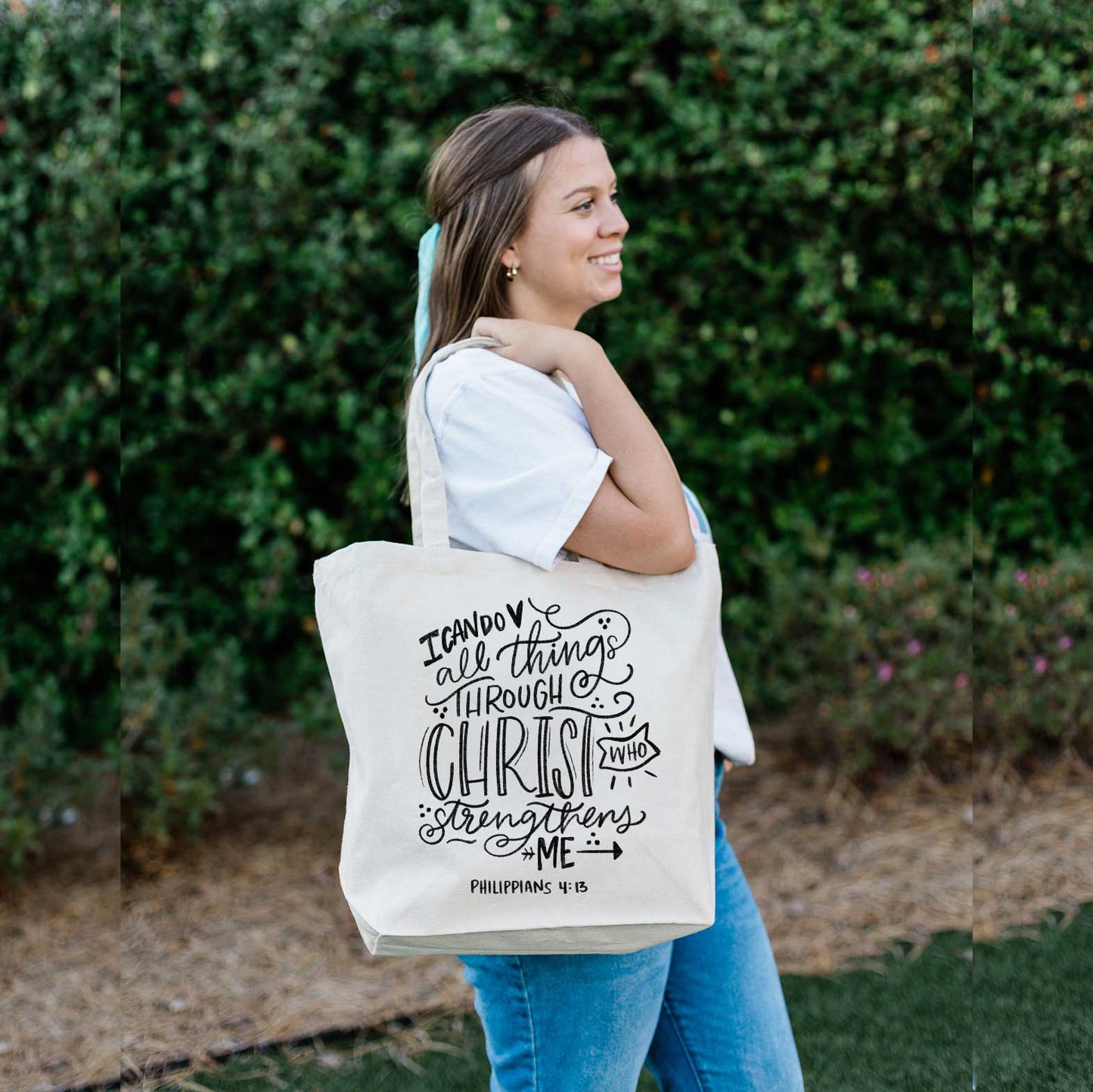 Bible Tote Bag, Canvas Bag, Church Art Canvas Tote Bag (Copy)