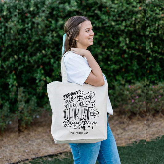 Bible Tote Bag, Canvas Bag, Church Art Canvas Tote Bag (Copy)
