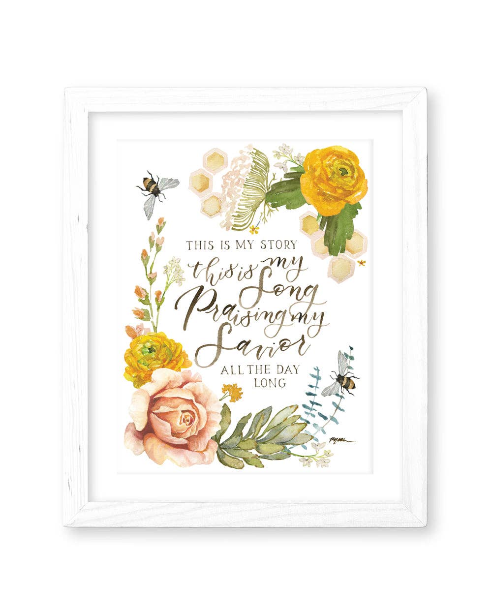 This Is My Song Print: 8x10