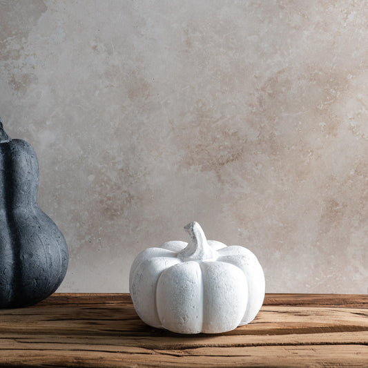 White Terracotta Pumpkin