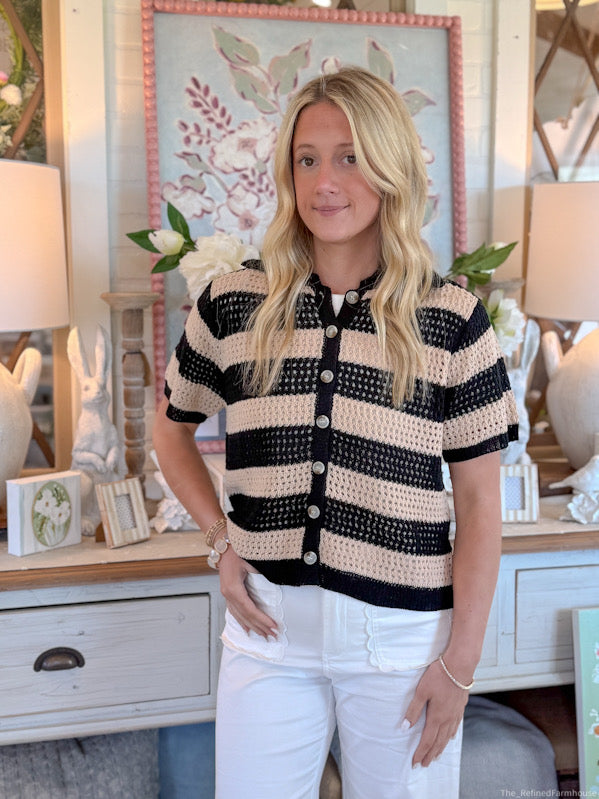 The Sutton Stripe Knit