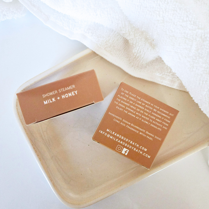 Milk + Honey Shower Steamer | 2oz Mix & Match Steamers