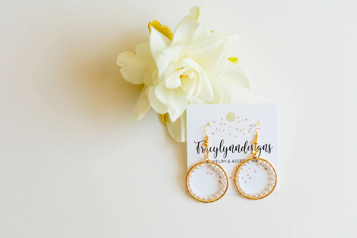 Pearl Hoops