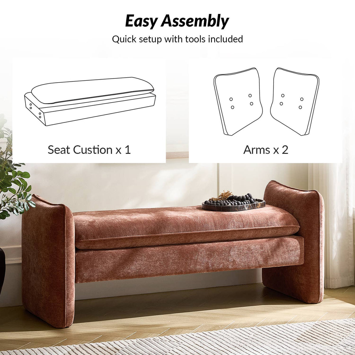 Ella Bench: Caramel