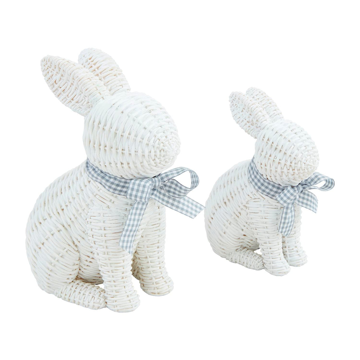 Wicker Resin Bunny - 2 Sizes