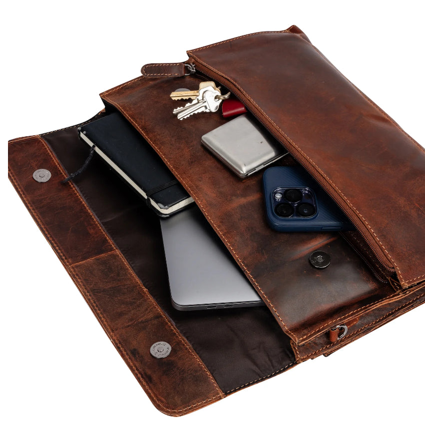 Leather Laptop Sleeve: Maverick
