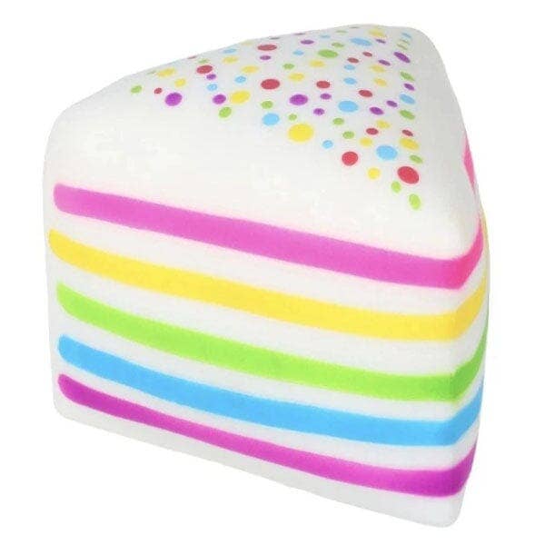 RMS® SmushMart™ Giant Rainbow Cake Slice Squishy 1pc