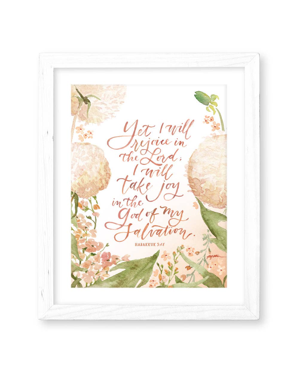 Yet I Will Rejoice Print: 8x10