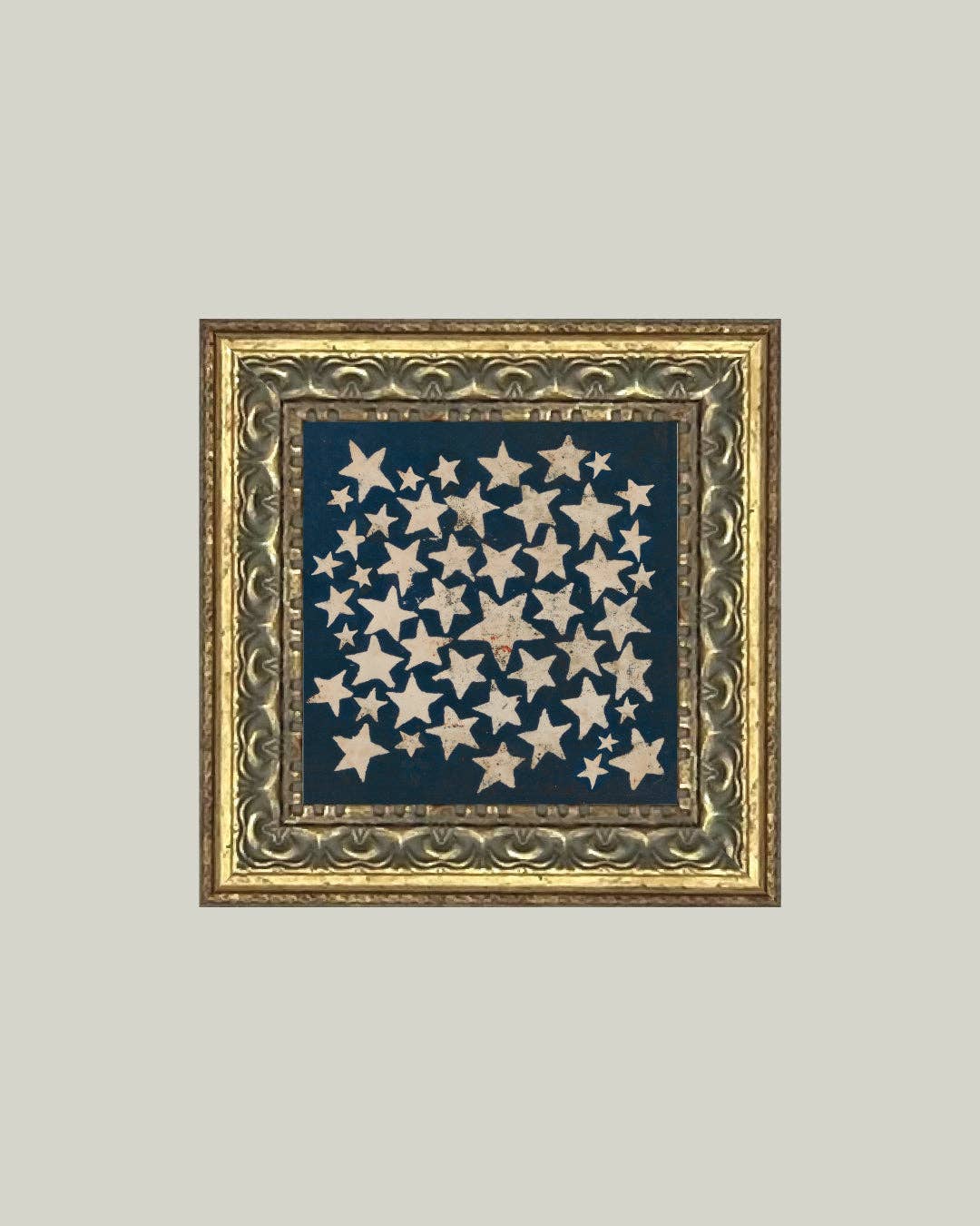 Stars Gold Framed: 6x6