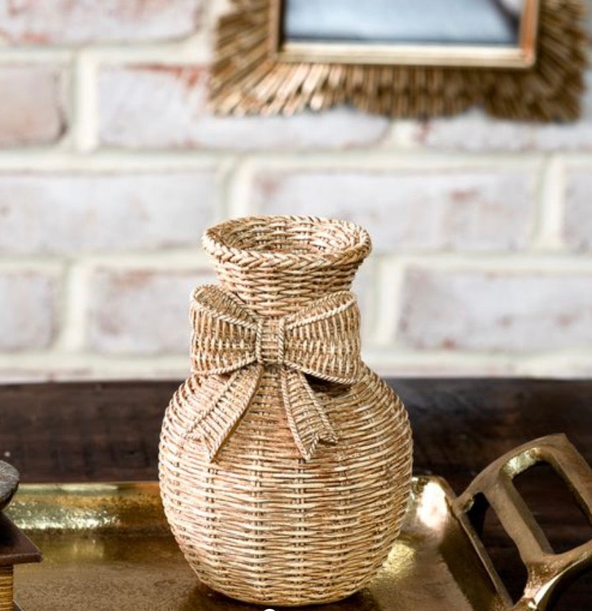 Bow Weave Vase